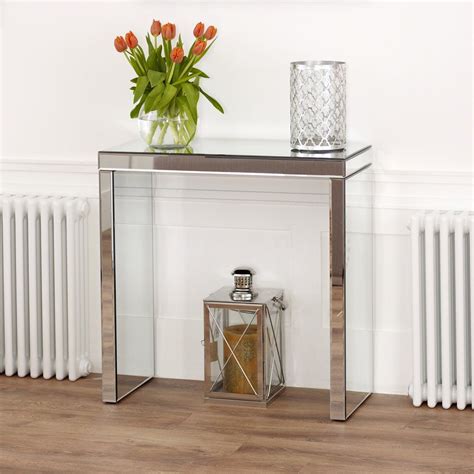 Sleek Mirror Console Table Venetian Style - All Home Living