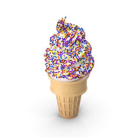 Ice Cream Cone with Sprinkles PNG Images & PSDs for Download ...