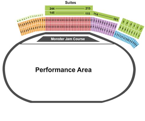 Monster Jam at Atlanta Motor Speedway Seating Chart | CloseSeats.com