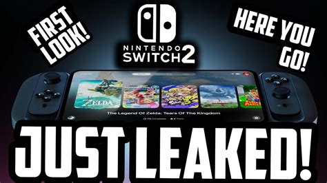 Nintendo Switch 2 Design Leaked! First Look! - YouTube