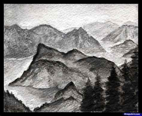 Mountain Pictures: Mountains Sketch