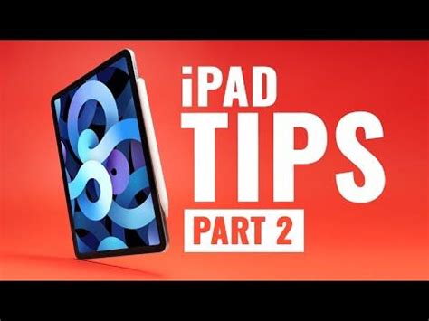 (17771) INCREDIBLY USEFUL iPad Tips - Part 2 - YouTube | Ipad pro tips ...