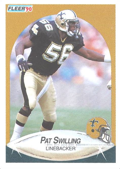 Pat Swilling 1990 Fleer | New Orleans Saints History