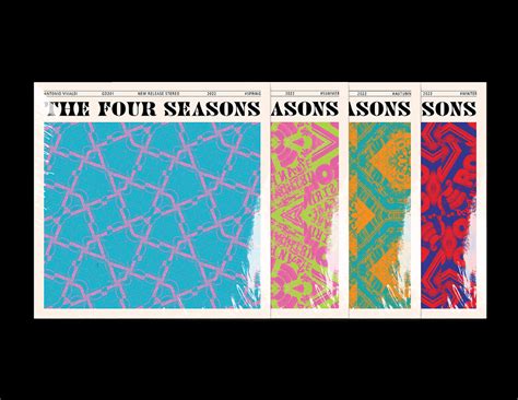 Four Seasons | Vinyl Album Cover Design on Behance