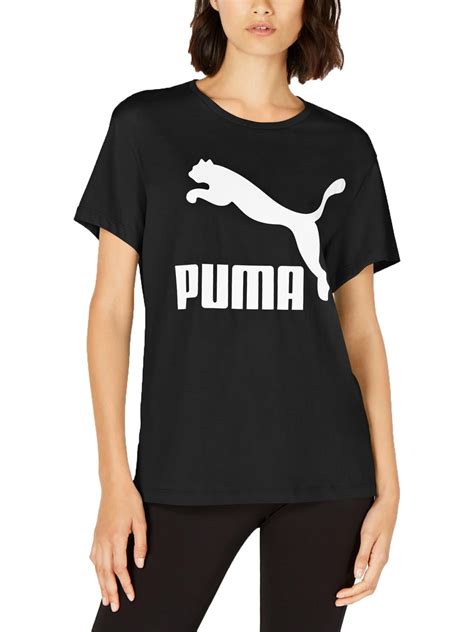 PUMA - Puma Womens Classic Logo Fitness Running T-Shirt - Walmart.com - Walmart.com