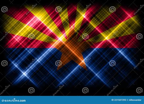 Arizona State Flag, Arizona Flag Background Stock Illustration - Illustration of decoration ...