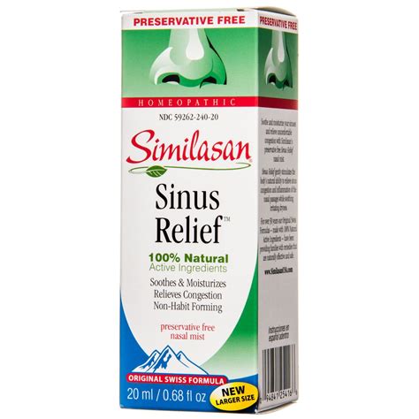 Similasan - Sinus Relief, Nasal Spray - Azure Standard