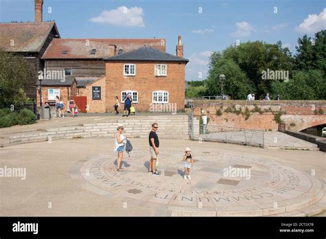 Outdoor amphitheatre, The Attic Theatre, Cox's Yard, Stratford-upon-Avon, Warwickshire, England ...