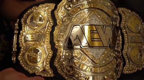 First Look At Official AEW World Championship Replica Belt (VIDEO) - WrestleTalk