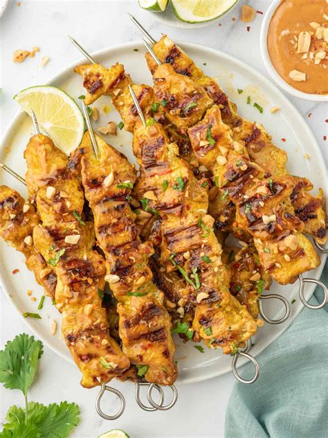 Easy Grilled Chicken Satay Recipe – Cookin' with Mima