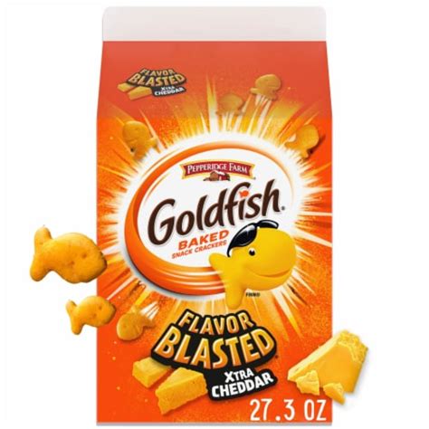 Goldfish® Flavor Blasted® Xtra Cheddar Cheese Crackers, 27.3 oz - Pick ‘n Save