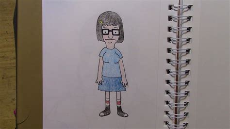 377 - How to Draw Tina Belcher from Bob's Burgers - YouTube