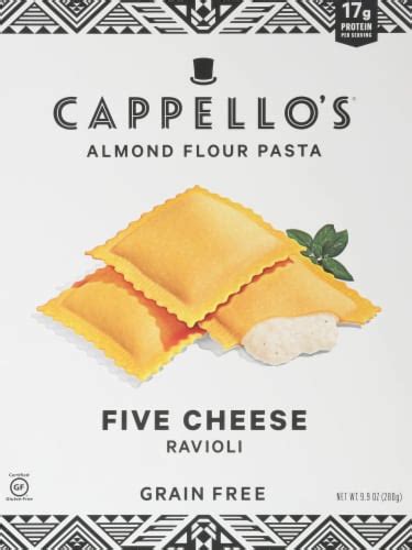 Cappello's Five Cheese Ravioli Almond Flour Pasta, 9.9 oz - Pick ‘n Save