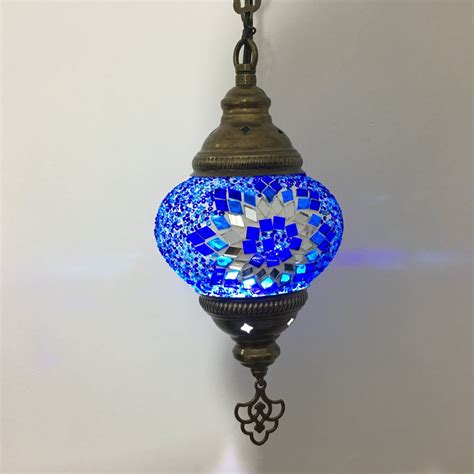 Turkish Handmade Mosaic Hanging Lamp | Hanging lamp, Handmade mosaic ...