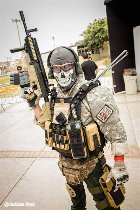 My cosplay: Ghost - Modern Warfare 2 cosplay Military Gear, Military Weapons, Military Life ...