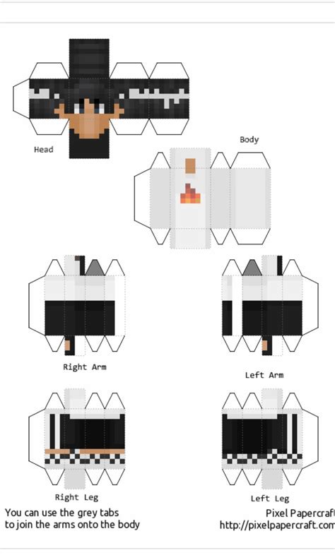 Minecraft Skin Template Printable