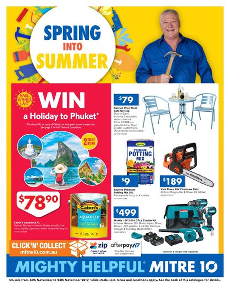 Mitre 10 Catalogue 13 November - 24 November 2019. Spring Into Summer!