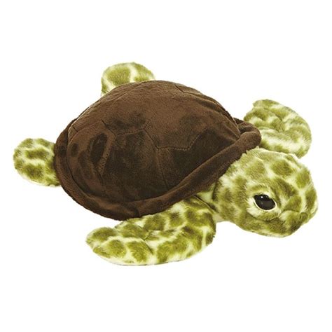 MuzeMerch - Stuffed Animal Realistic Sea Turtle Plush Eco Friendly