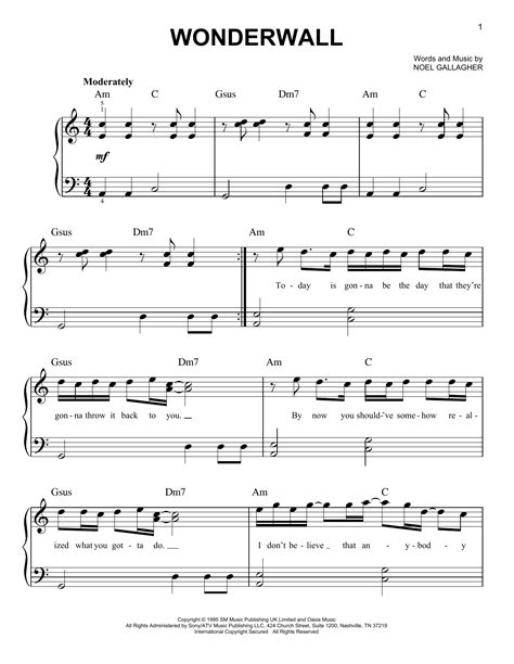 Wonderwall | Sheet Music Direct