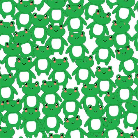 Seamless cute frog pattern for fabric prints, textiles, gift wrapping paper. colorful vector for ...