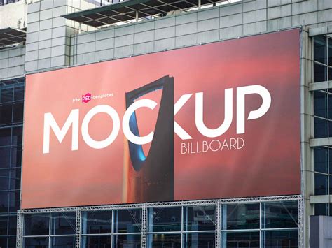 2 Free Billboard Mockups (PSD) | Billboard mockup, Billboard, Free mockup