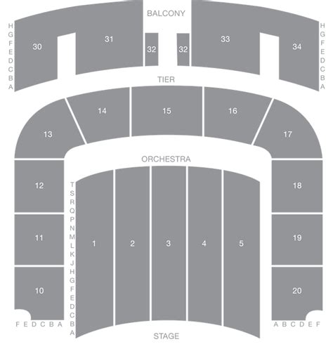 TPAC Seating Charts - Tennessee Performing Arts Center®