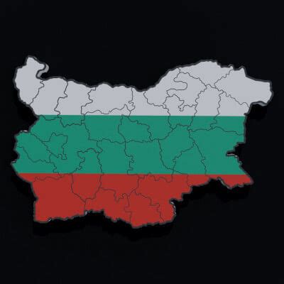 Political Map of Bulgaria - 3D Model by Tykryk