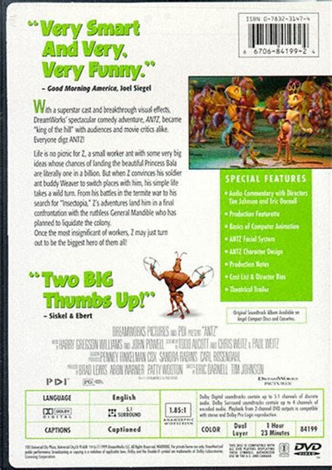 Antz (DVD 1998) | DVD Empire