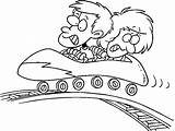 Roller Coaster Coloring Pages  Nation sketch template