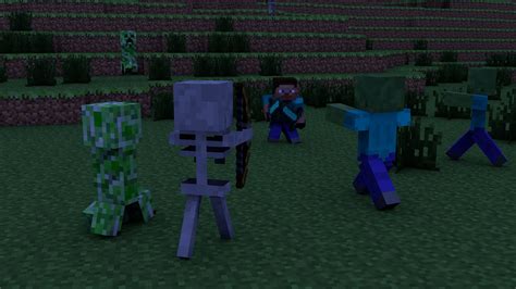 Minecraft Steve Fighting Wallpaper