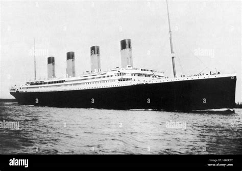 Titanic Black and White Stock Photos & Images - Alamy