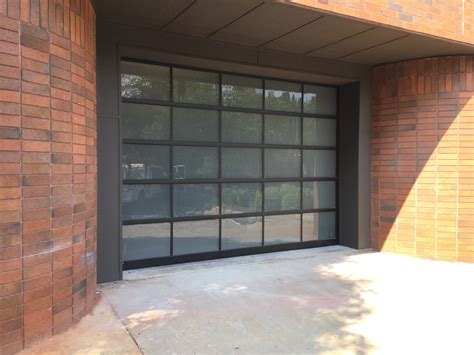 Glass Overhead Doors Installed In Office Norcross GA | Frosted Glass ...