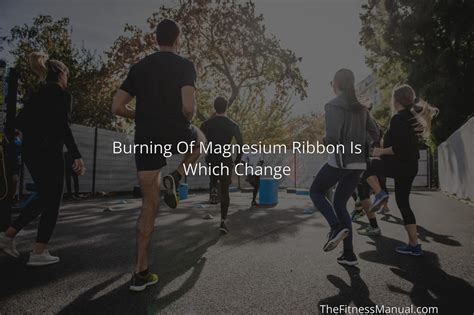 Burning Of Magnesium Ribbon Is Which Change - TheFitnessManual