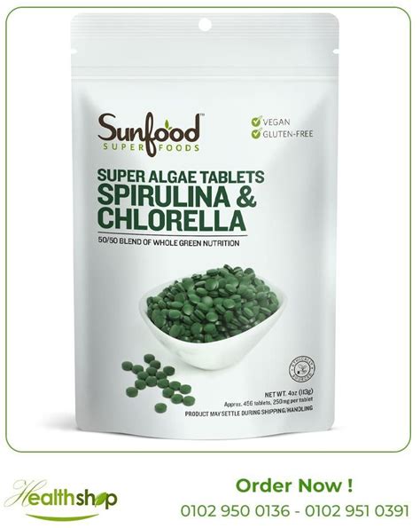 Spirulina & Chlorella /456 Tablets price from thsegypt in Egypt - Yaoota!