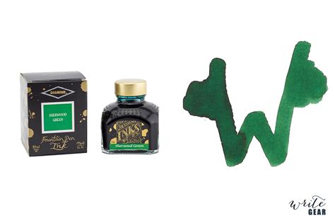 Diamine Sherwood Green Ink - Diamine Collection - Available Online at Write GEAR