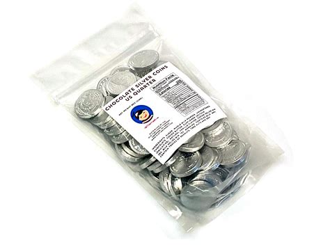 Chocolate Silver Coins - US Quarter | OldTimeCandy.com