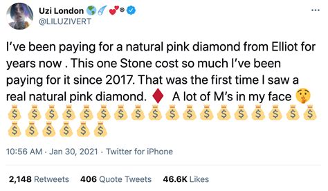 Rapper Lil Uzi Vert Gets $24M Pink Diamond on Forehead