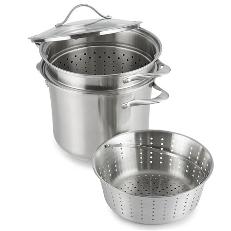 Which Is The Best Spaghetti Pot With Strainer Insert Cuisinart - Home ...