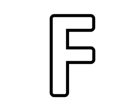 Free Letter F Clipart Black And White, Download Free Letter F Clipart ...