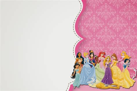 Disney Princess Party: Free Printable Party Invitations. | Oh My Fiesta! in english