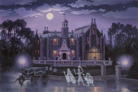 Haunted Mansion Art Print by Larry Dotson