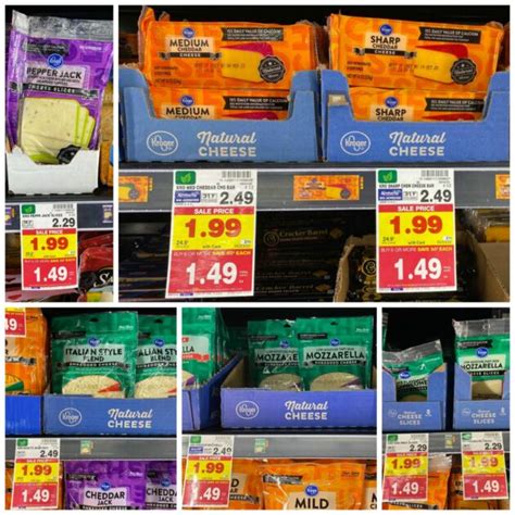 Kroger Brand Cheese (Blocks, Shreds and Slices) ONLY $1.49 with Kroger ...