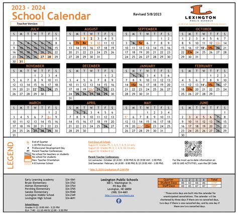 Lexington Public School Calendar 2024 2025 - Eleen Harriot