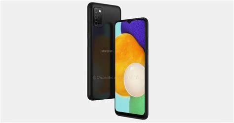 Samsung Galaxy A03s renders leaked, coming with a V-notch, triple-rear ...