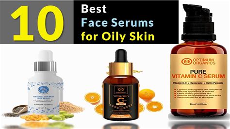 10 Best Face Serums for Oily Skin - YouTube