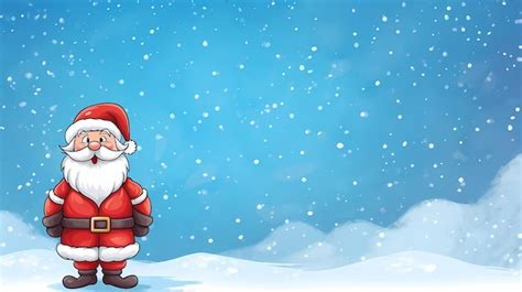 Premium Photo | Hand drawn cartoon santa claus festival illustration