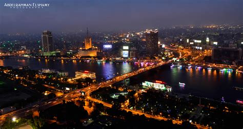 My pretty Cairo; the view from Cairo's tower at night, taken by a friend of mine : r/pics