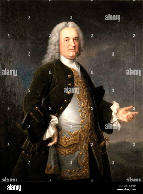 Sir George Downing 3rd Bt Stock Photo - Alamy