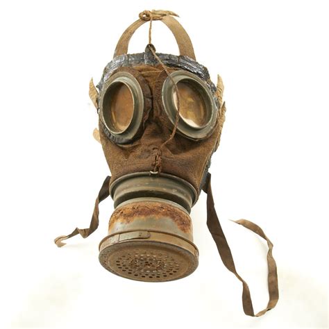 Original Imperial German WWI Gas Mask with Can – International Military Antiques