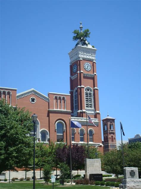 Tree growing out of courthouse in Greensburg, Indiana | Flickr